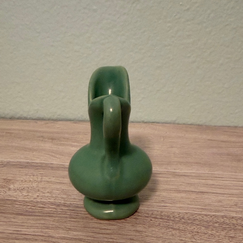 Green Ceramic Pitcher - Picture 3 of 7